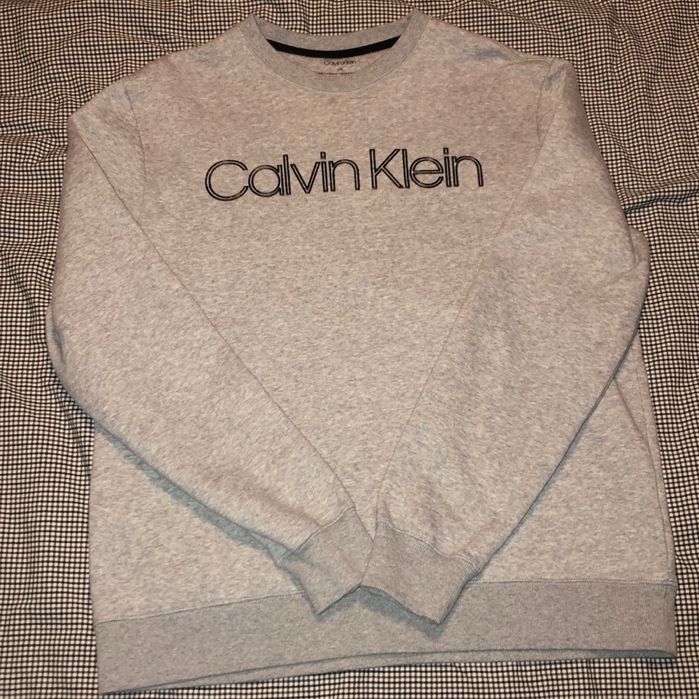 Men’s Calvin Klein Grey Crewneck